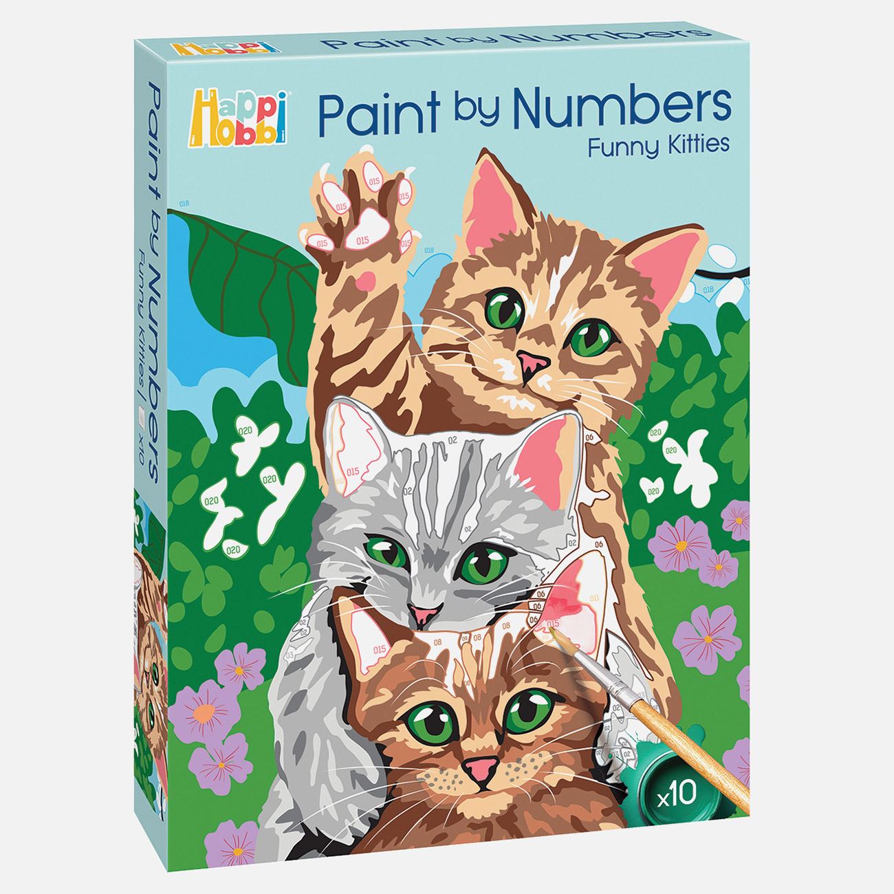 HappiHobbi Pictura pe Numere Funny Kitties - AS