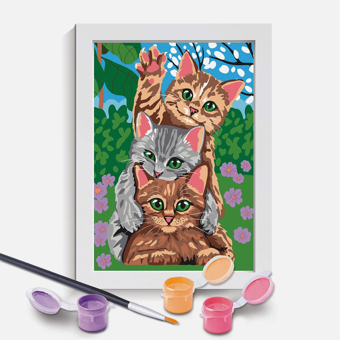 HappiHobbi Pictura pe Numere Funny Kitties - AS - poza 3