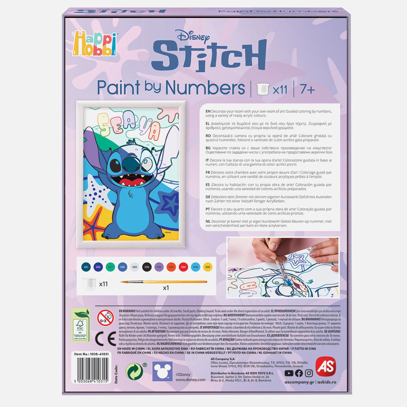 HappiHobbi Pictura pe Numere Stitch - AS - poza 5