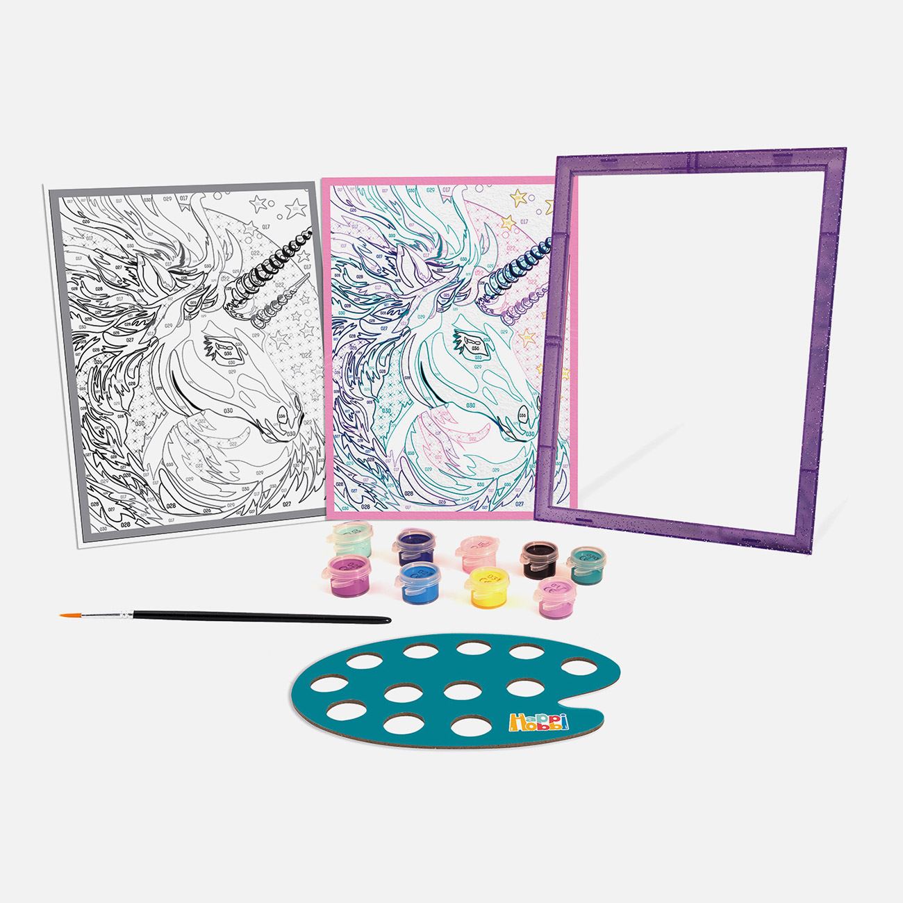 HappiHobbi Pictura pe Numere Fairytale Unicorn - AS - poza 2