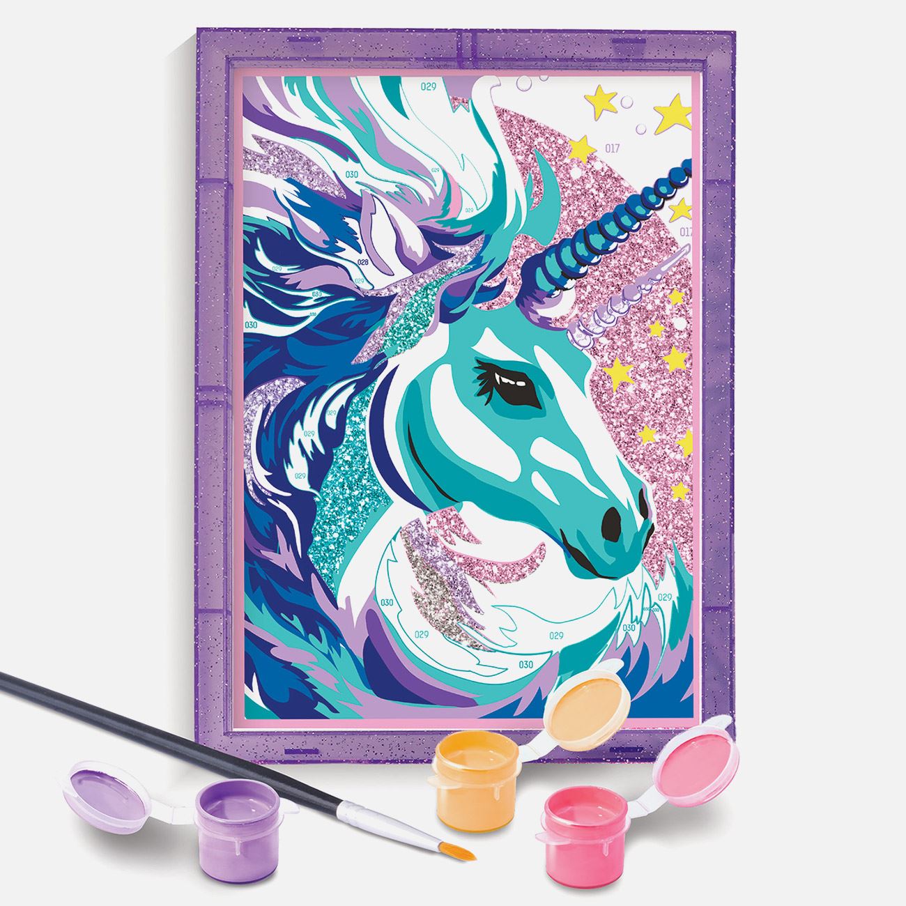 HappiHobbi Pictura pe Numere Fairytale Unicorn - AS - poza 3