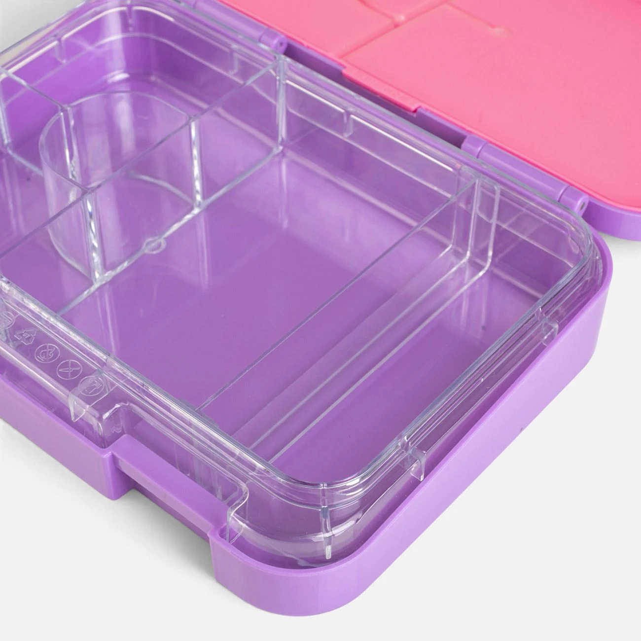 Caserola cu Compartimente Lila cu Fluturi 750ml - poza 3