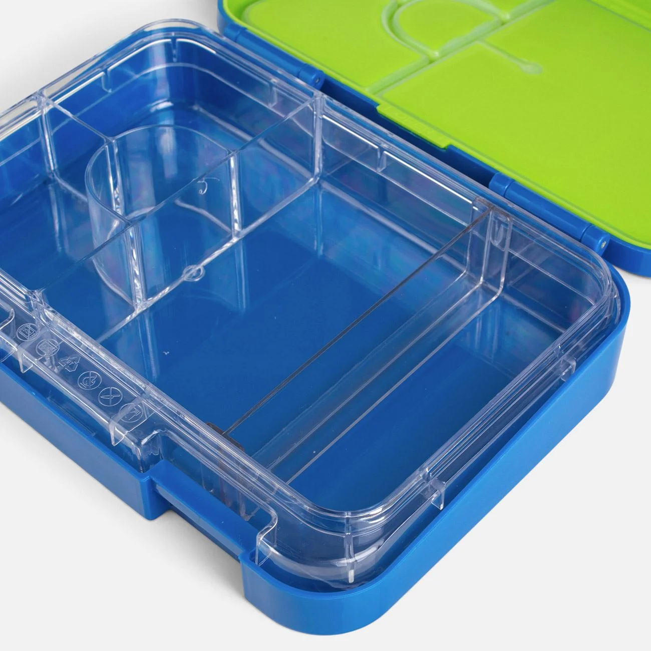 Caserola cu Compartimente Albastra cu Dinozaur 750ml - poza 3