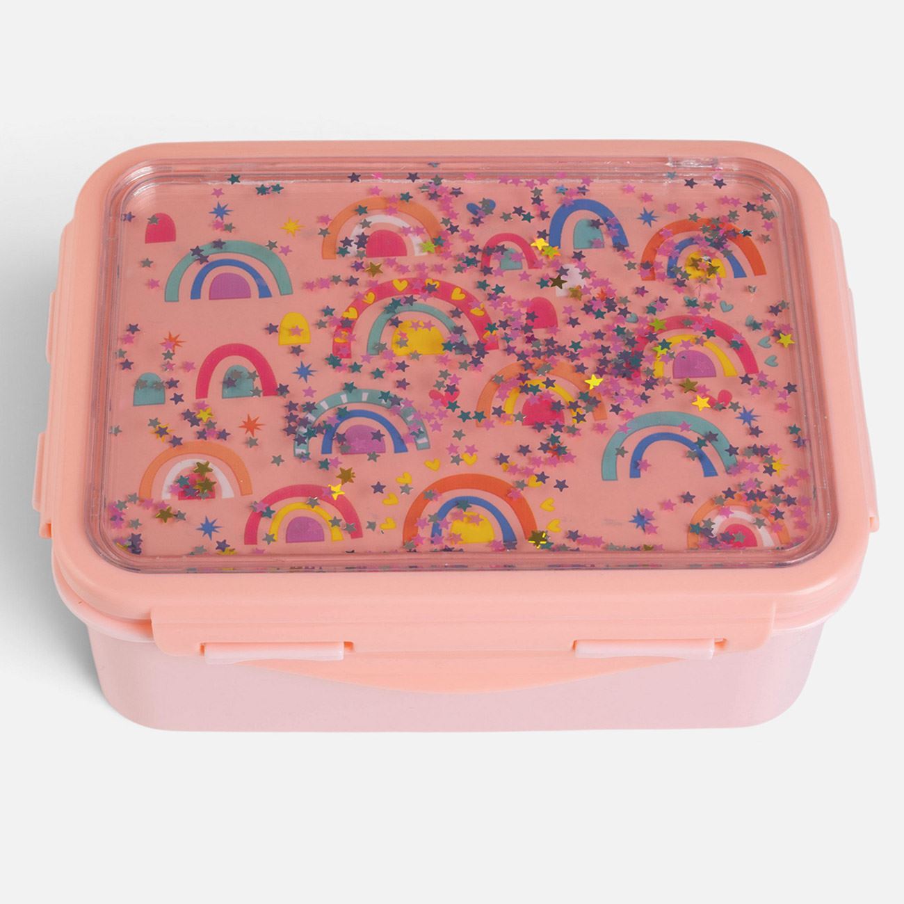 Caserola Somon cu Capac de Siguranta Rainbow si Confetti 900ml - poza 3