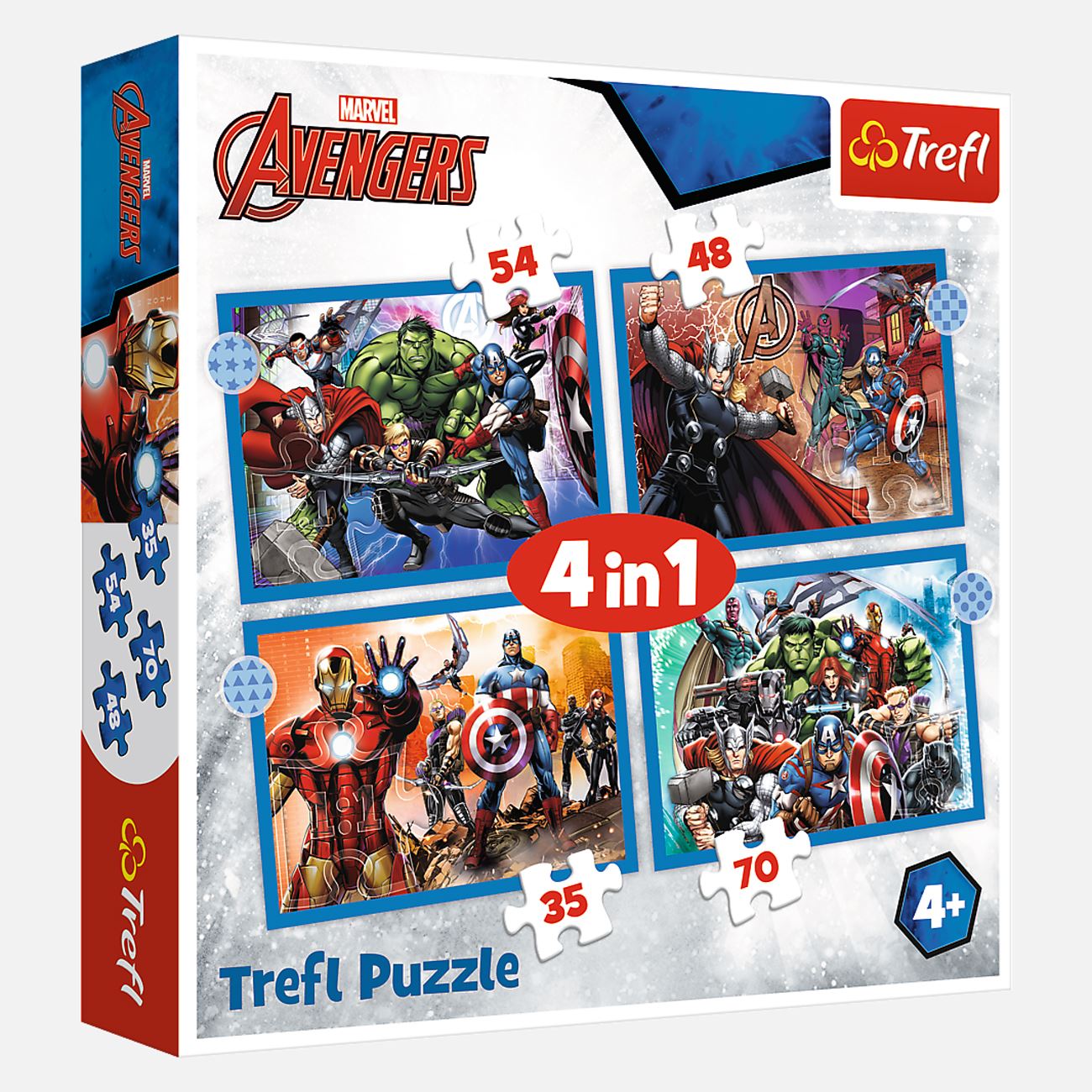 Puzzle Avengers 4 in 1 - Trefl