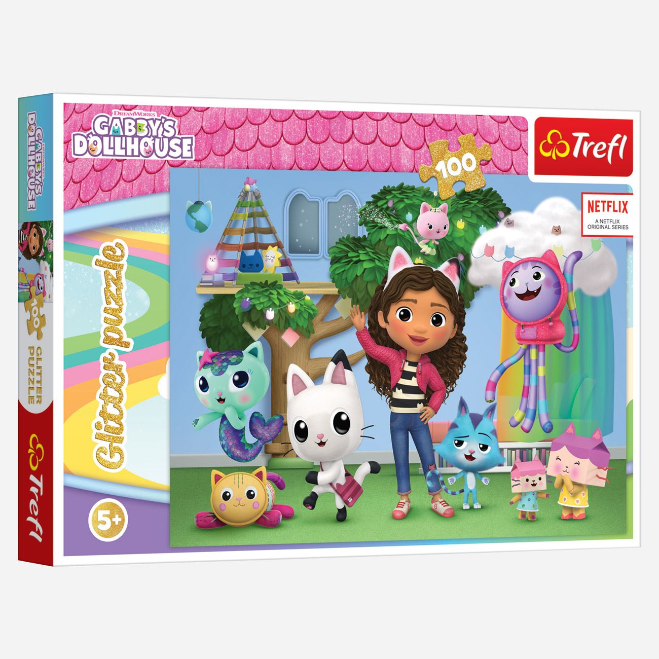 Puzzle Gabby's Dollhouse Pisicute (100 Piese) - Trefl