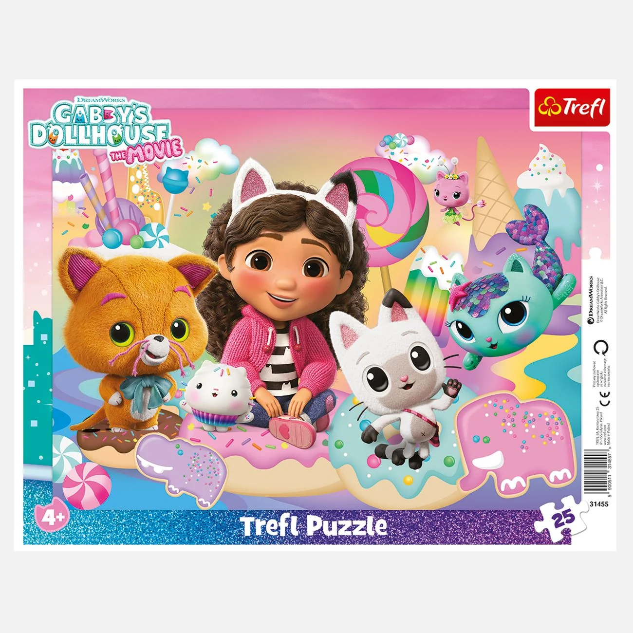Puzzle Gabby cu Pisicute (25 Piese) - Trefl