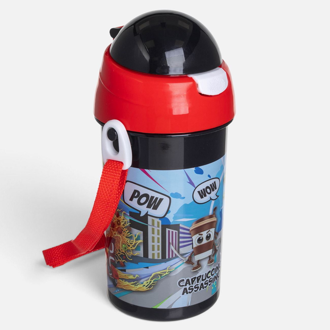 Sticla de Apa Pop Up Brainrots Neagra 500ml