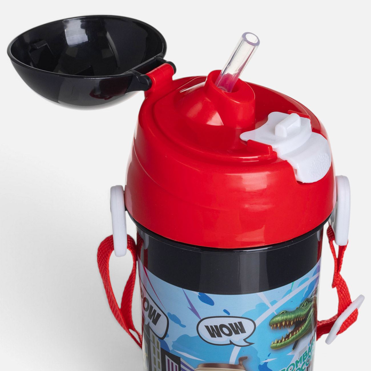 Sticla de Apa Pop Up Brainrots Neagra 500ml - poza 3