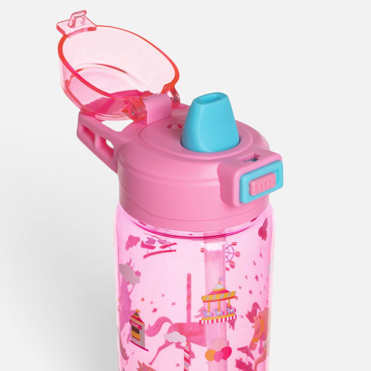 Sticla de Apa pentru Copii Pop-Up Unicorn 600ml - poza 2