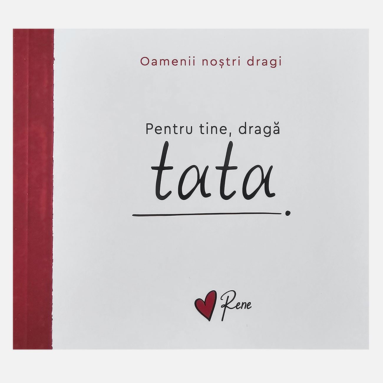 Carte "Pentru Tine, Draga Tata"