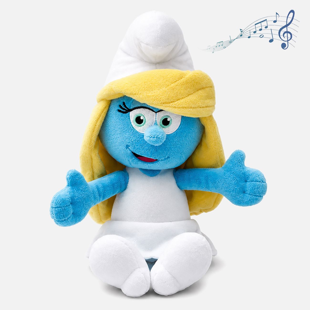 Figurina de Plus Strumfita cu Sunet 25cm - Giochi Preziosi