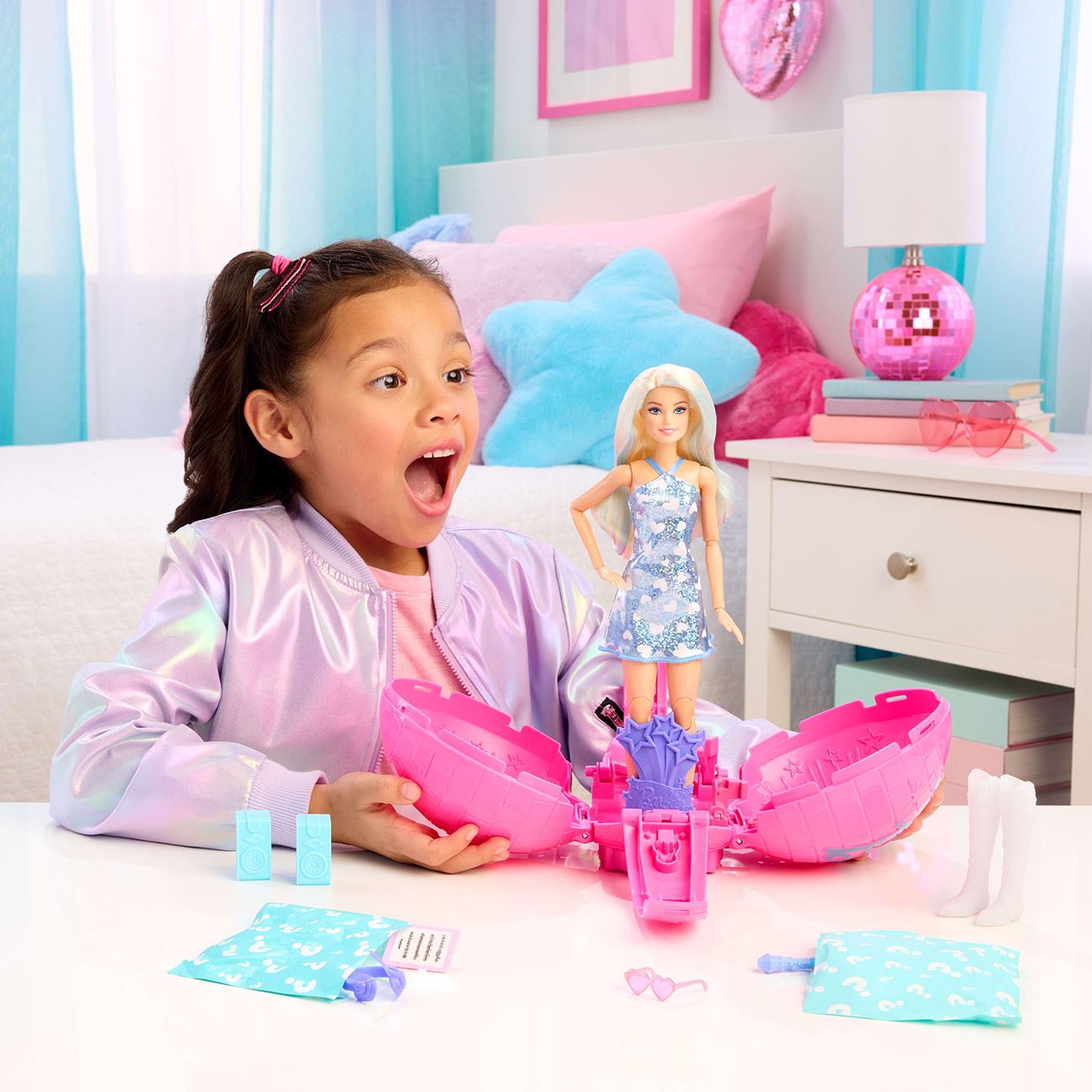 Minge Surpriza Barbie Pop Star - Mattel - poza 2