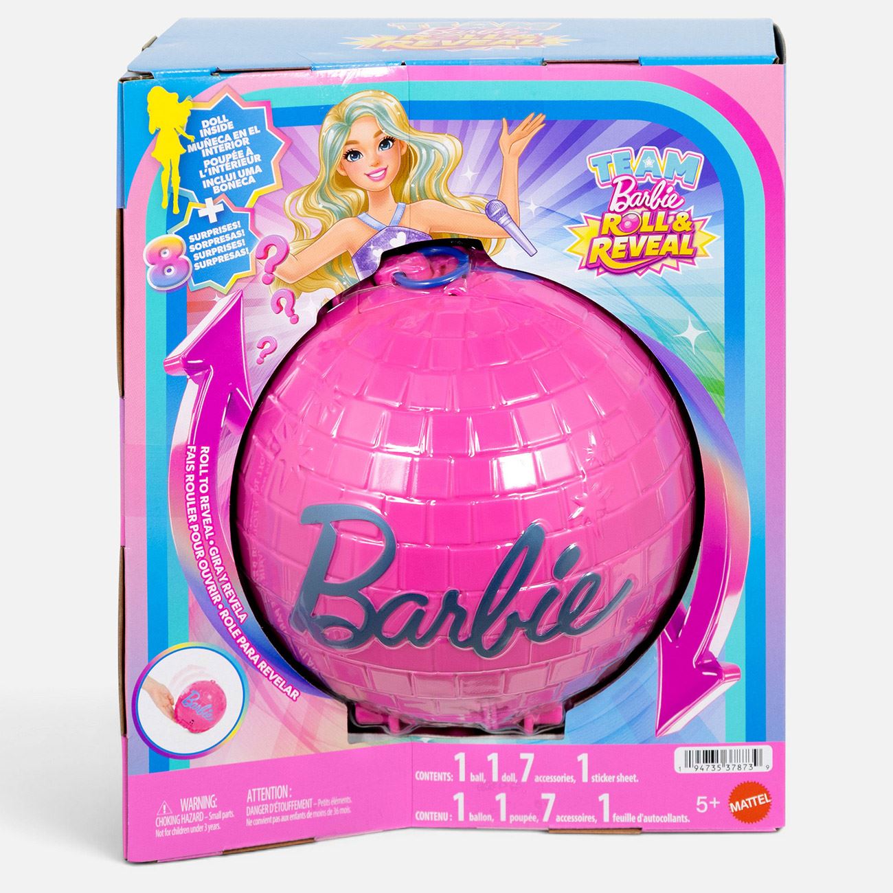 Minge Surpriza Barbie Pop Star - Mattel - poza 6
