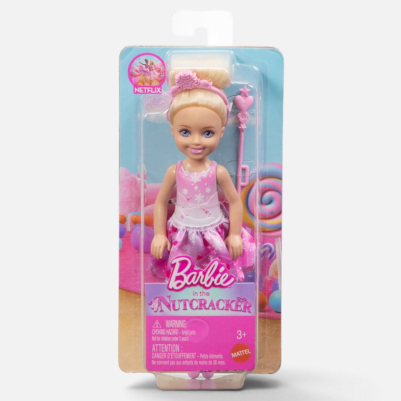 Papusa Barbie Chelsea Spargatorul de Nuci Zana Zapezii - Mattel - poza 2