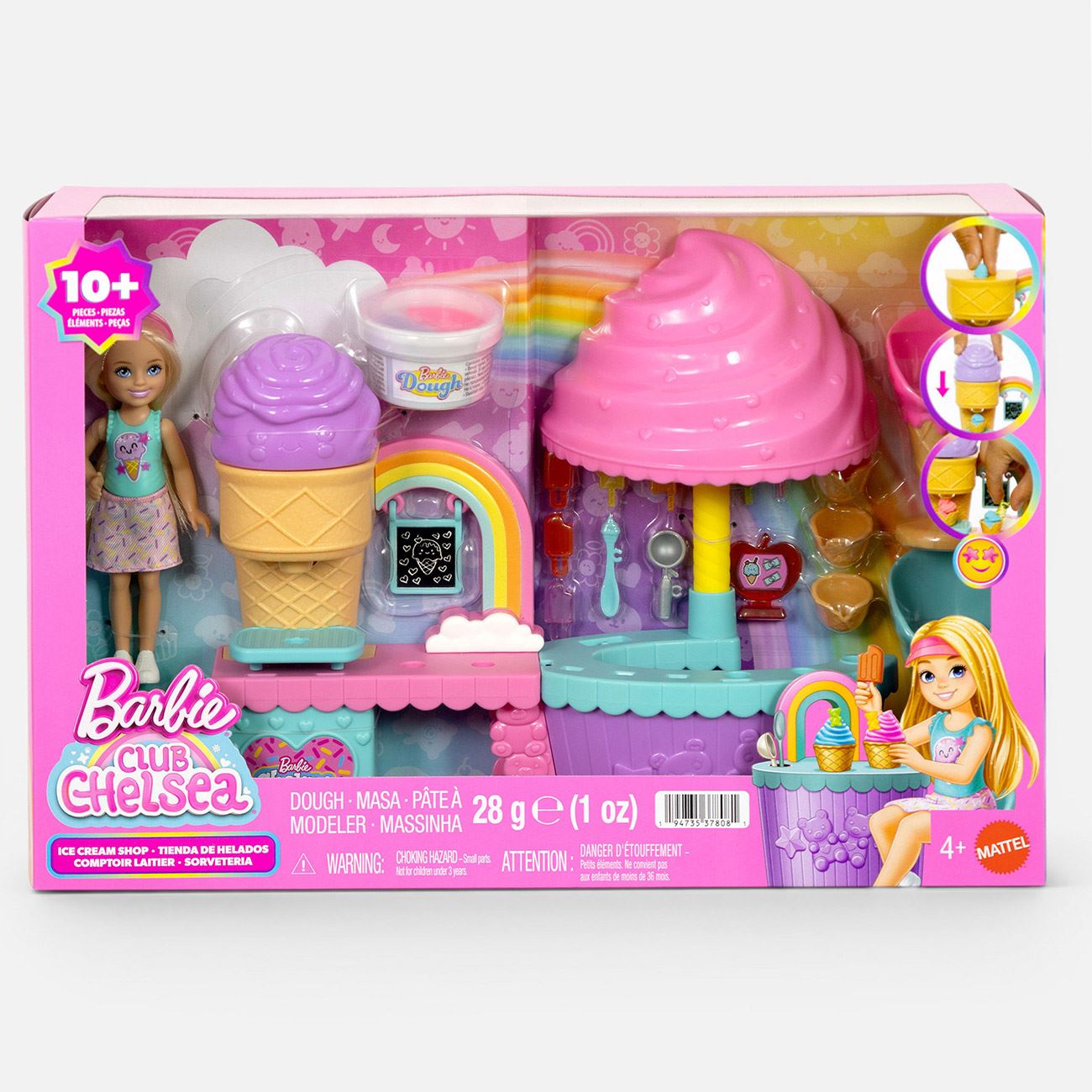 Barbie Chelsea Icecream Set - Mattel - poza 3