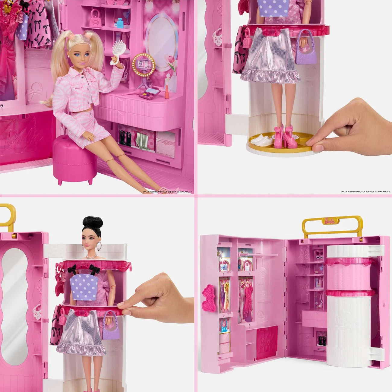 Garderoba Barbie Deluxe - Mattel - poza 3