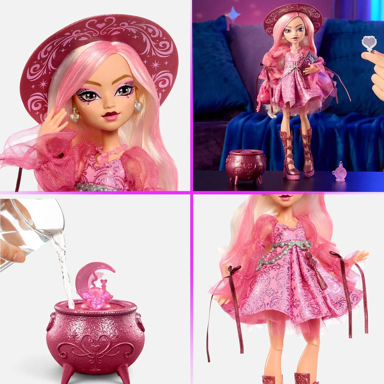 Papusa Monster High Moonspell Magic Carina Vrajitoarea Iubirii - Mattel - poza 4