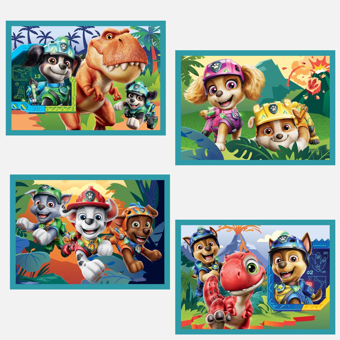 SET PUZZLE 4IN1 PAW PATROL DINO - poza 2