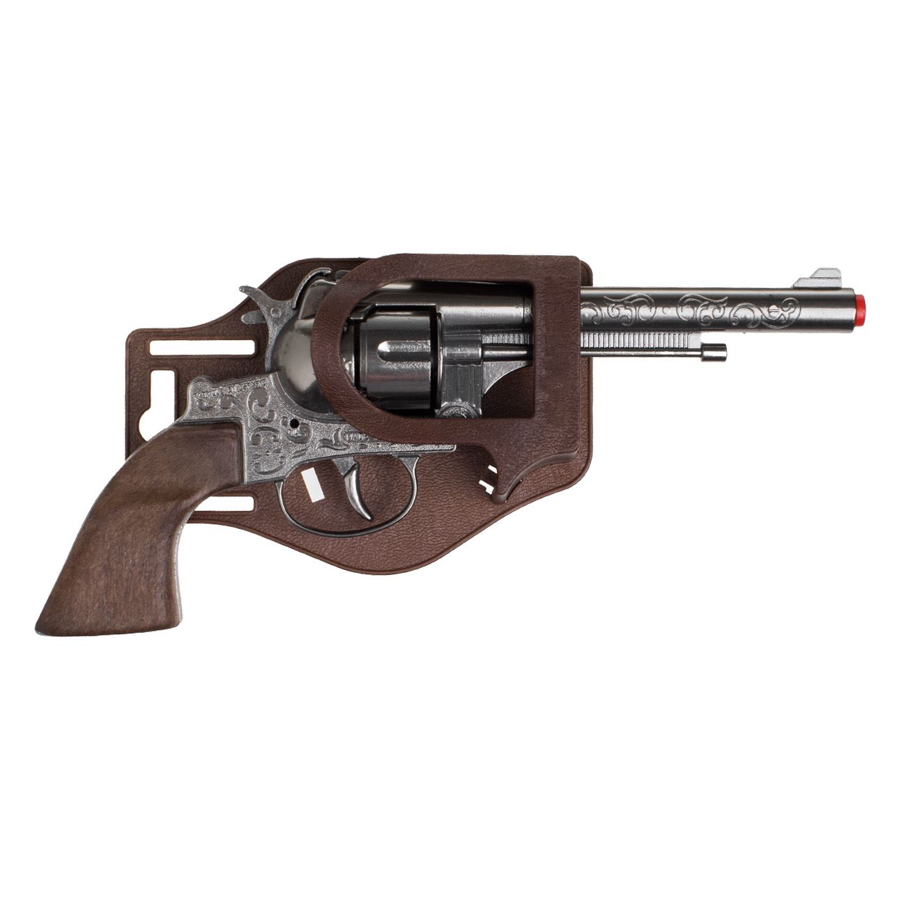 Pistol Revolver Cowboy cu Capse (12 gloante) - poza 3