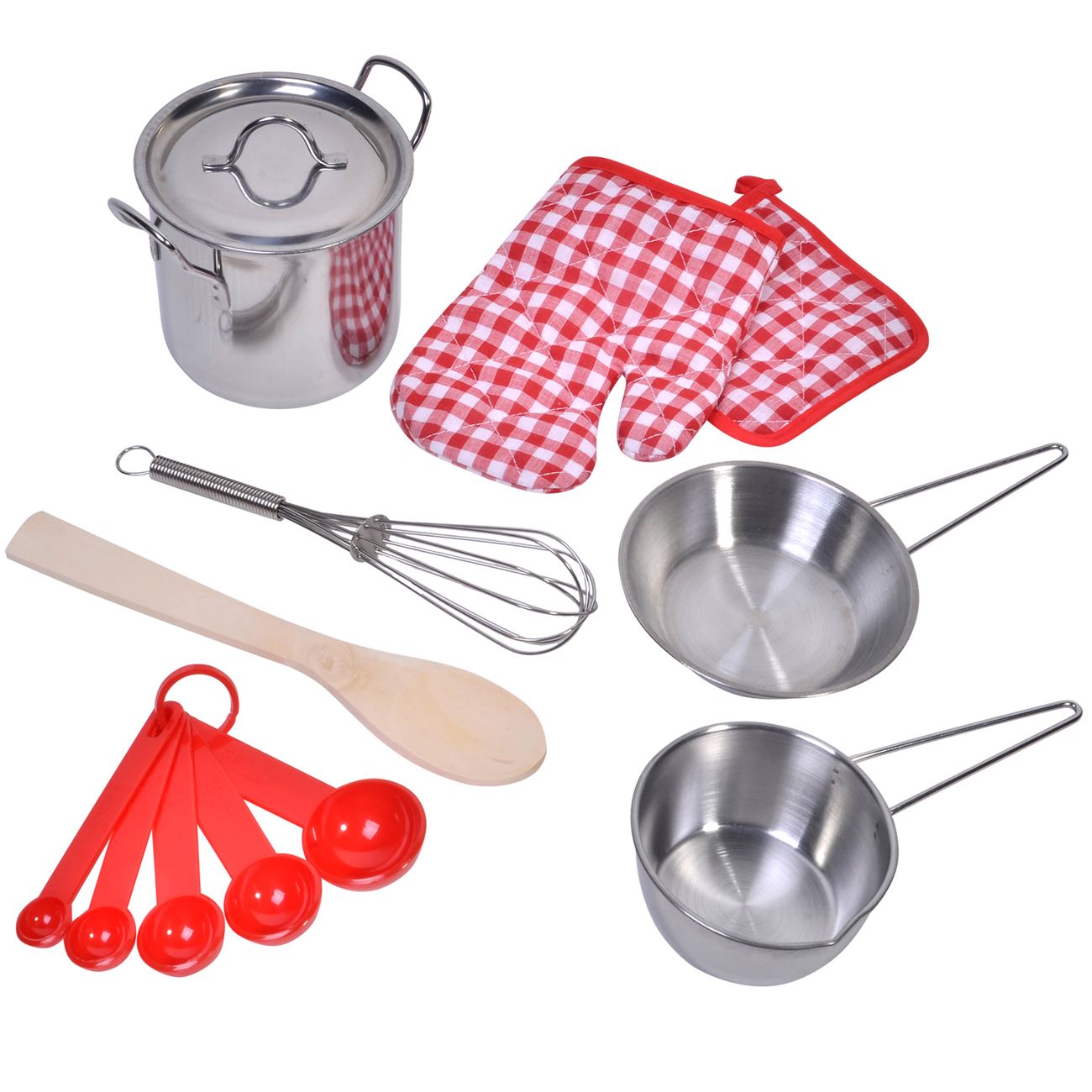 Set Vase de Bucatarie pentru Copii - 9 piese