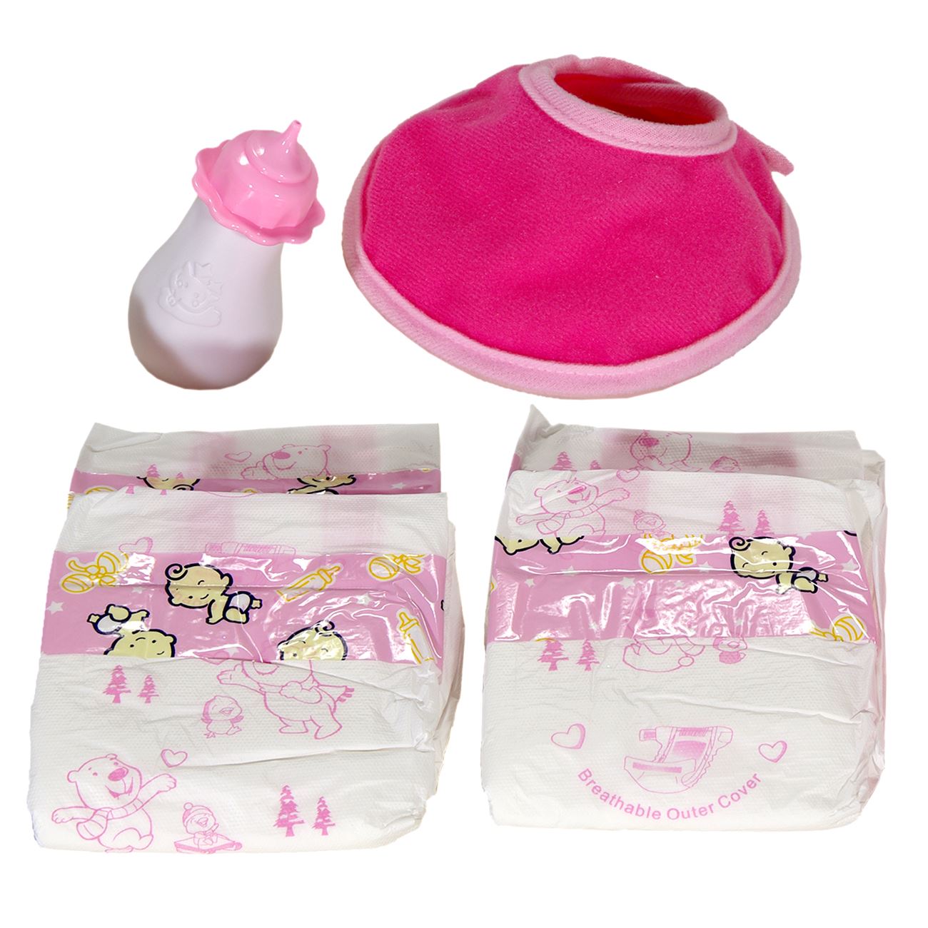 Set Accesorii Papusi Bebelus - 6 piese