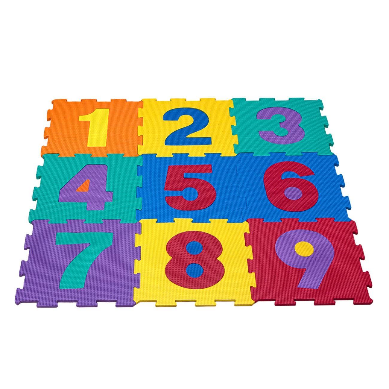 ​Covor Puzzle Cifre pentru Copii 31.5x31.5cm (9 bucati) - poza 2