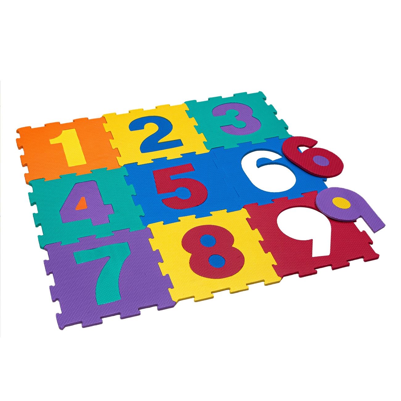 ​Covor Puzzle Cifre pentru Copii 31.5x31.5cm (9 bucati) - poza 3