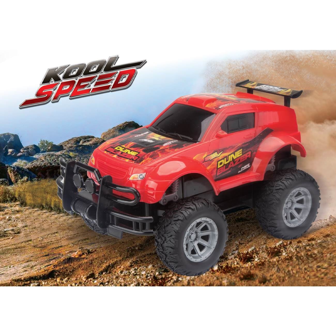Masina Off-Road Rosie cu Telecomanda 1:16/27MHz - poza 2