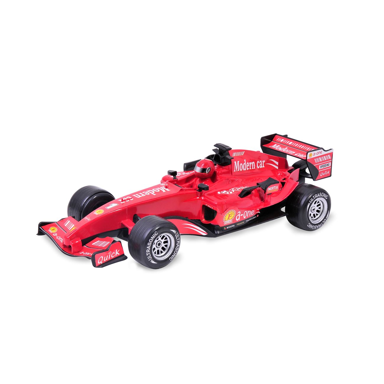 Masina Formula F1 Friction Rosie cu Sunet 1:18